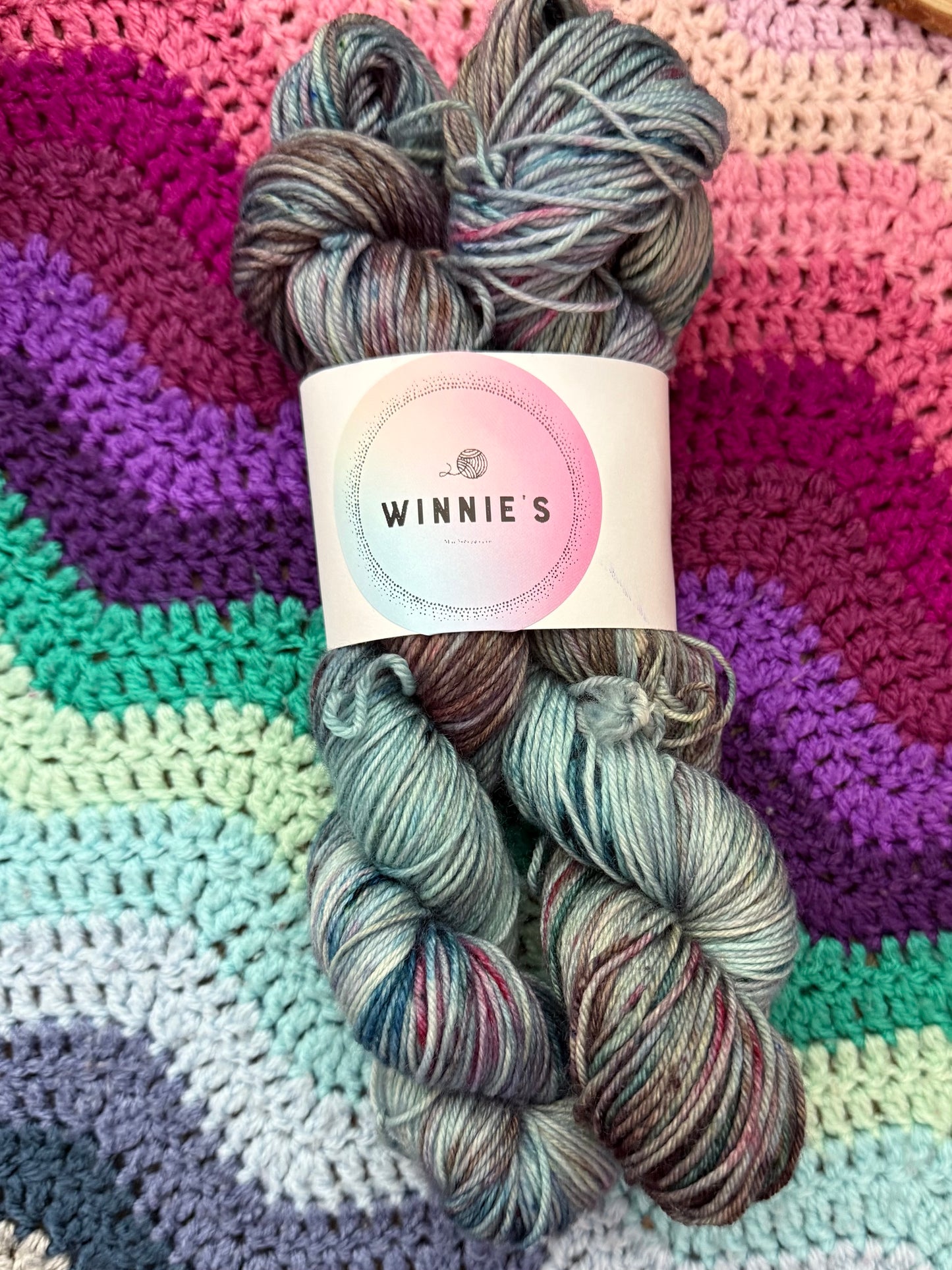 Winnie’s DK sock yarn 2 x 50g
