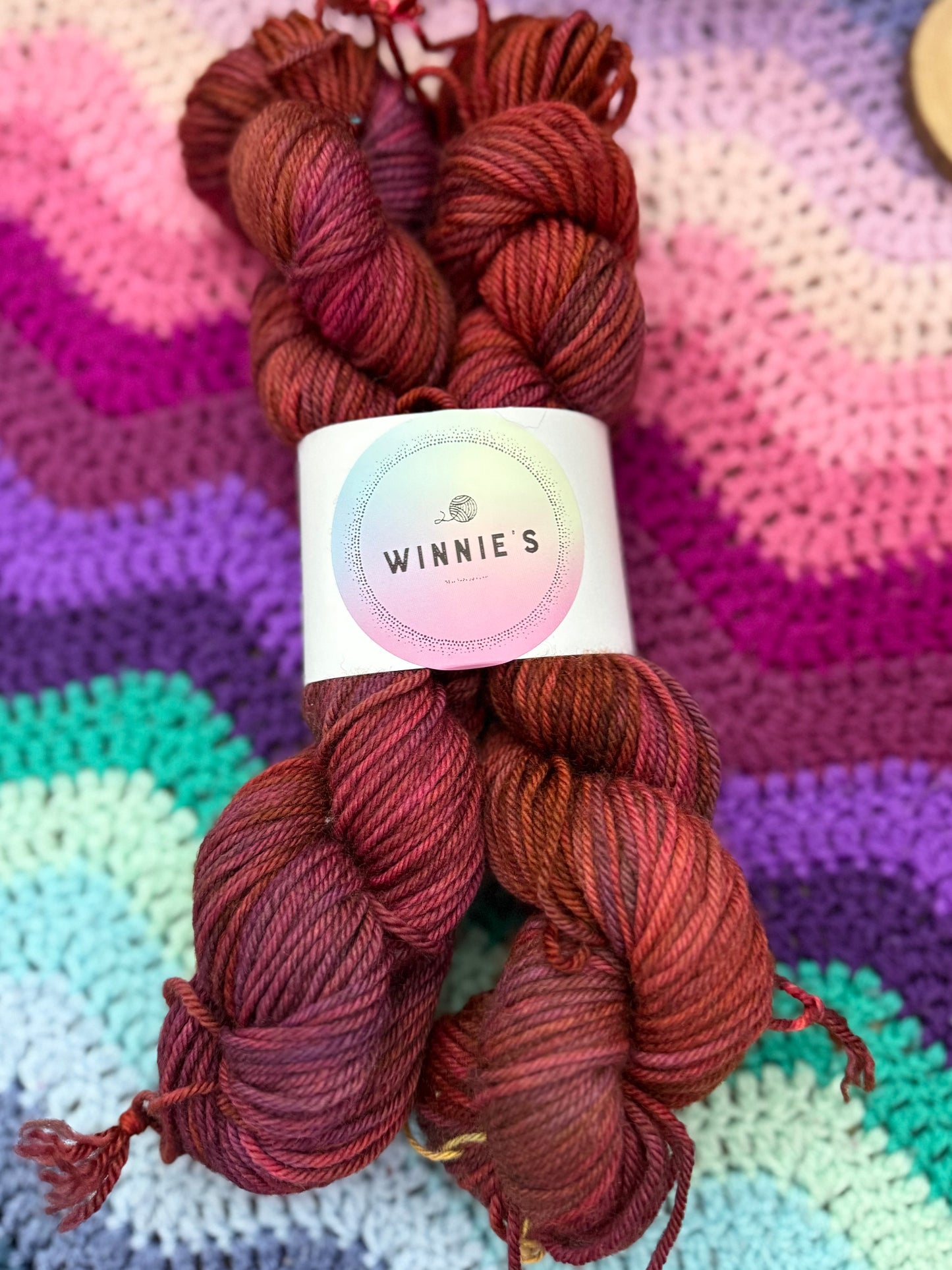Winnie’s DK sock yarn 2 x 50g